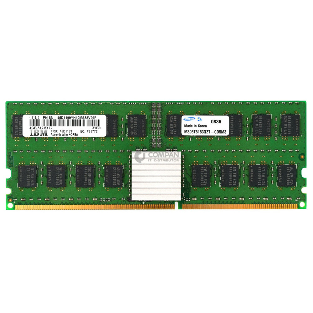 45D1199 IBM MEMORY 4GB PC2-4200  DDR2  FOR POWER6 - M396T5163QZT-CD5M3